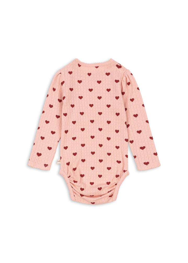 Konges Sløjd Minnie Body GOTS - Amour Rouge