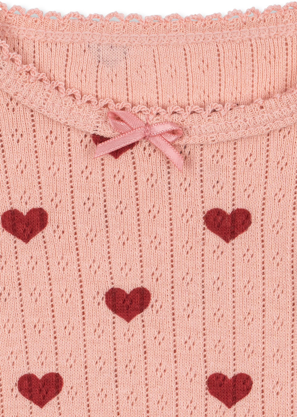 Konges Sløjd Minnie Body GOTS - Amour Rouge