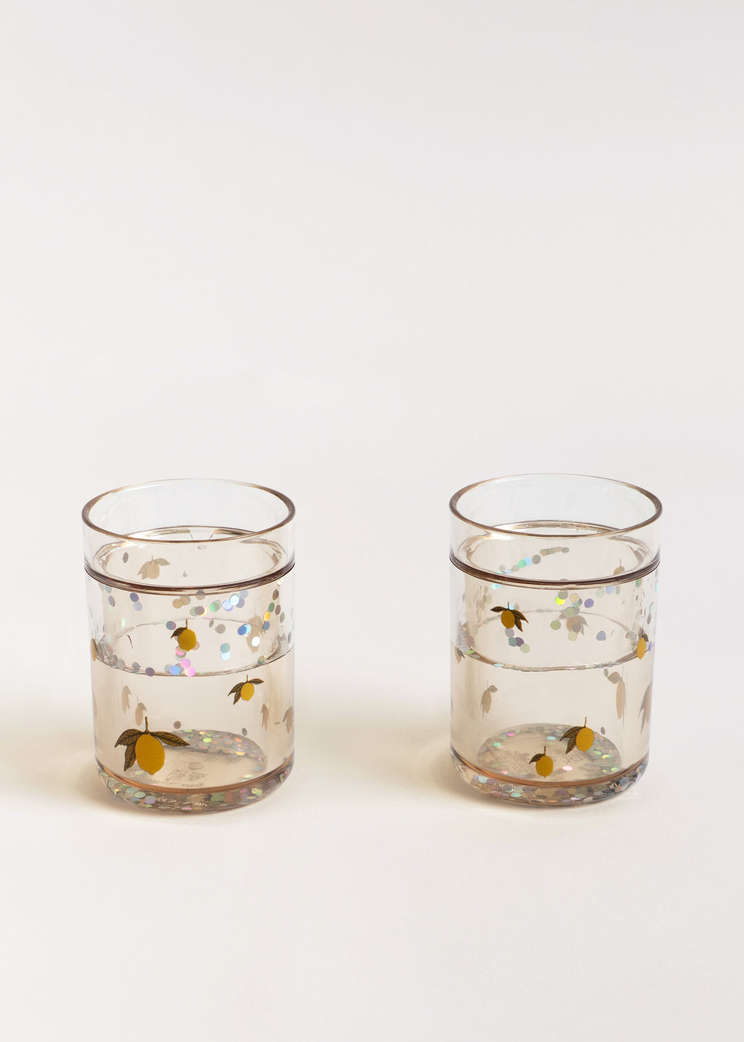 Konges Sløjd 2 Pack Glitter Cups - Lemon