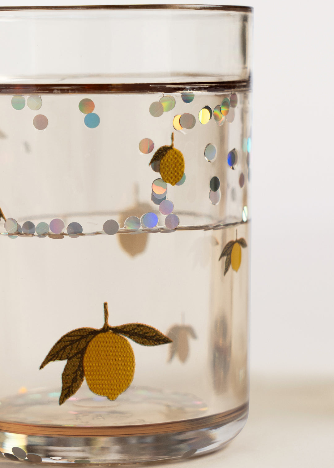 Konges Sløjd 2 Pack Glitter Cups - Lemon