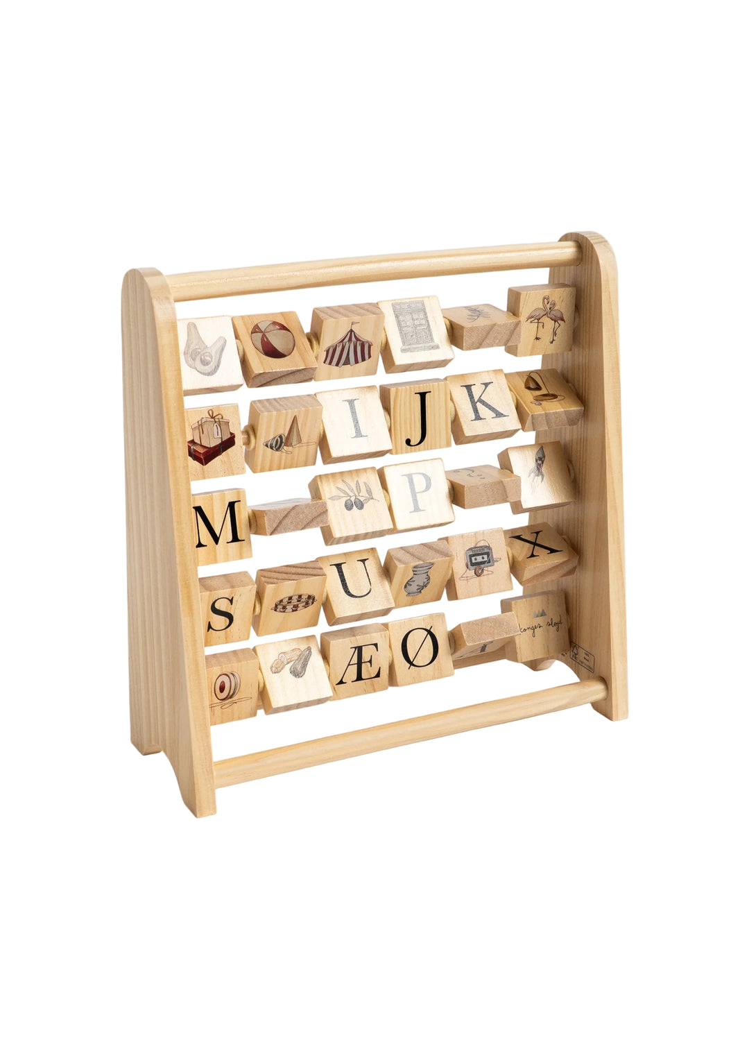 Konges Sløjd Wooden ABC Play Frame