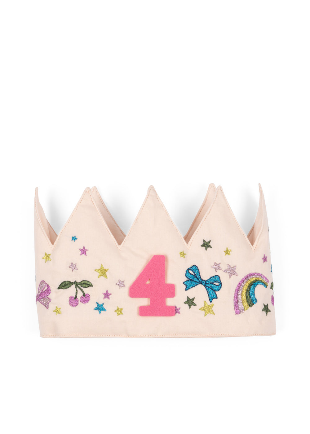 Konges Sløjd Glitter Birthday Crown - Rainbow