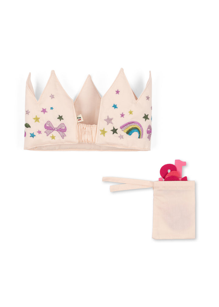 Konges Sløjd Glitter Birthday Crown - Rainbow