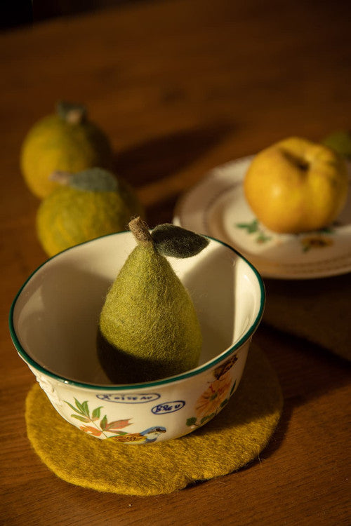 Muskhane Pear Felt Fruit - 1 piece