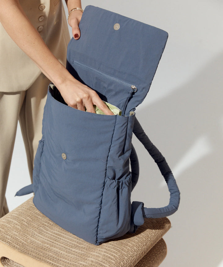 Philé Baby Backpack - Slate Blue