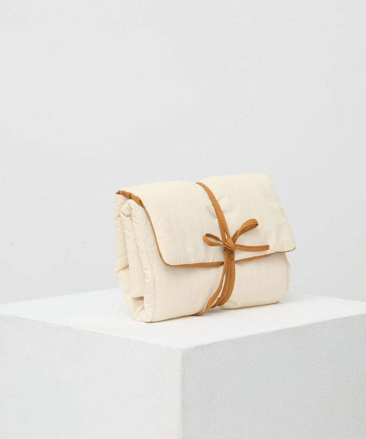 Philé Plush Change Mat Wrap - Milk Cream