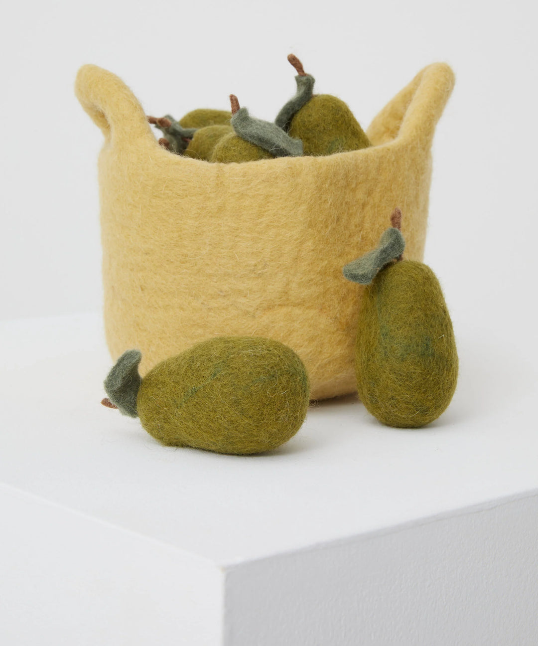 Philé Felt Basket of Pears