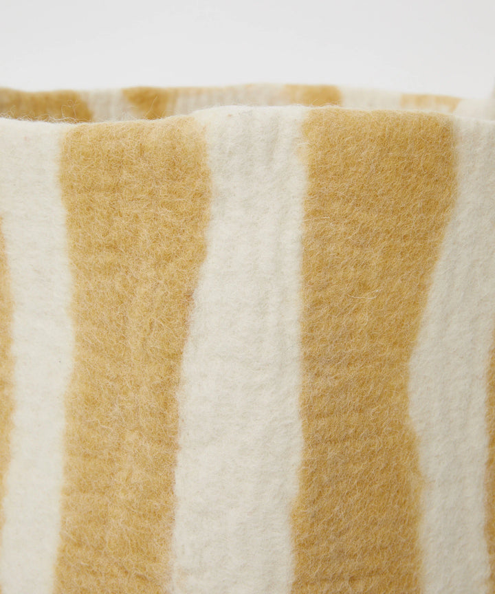 Philé Toy Basket Large - Yellow Stripe
