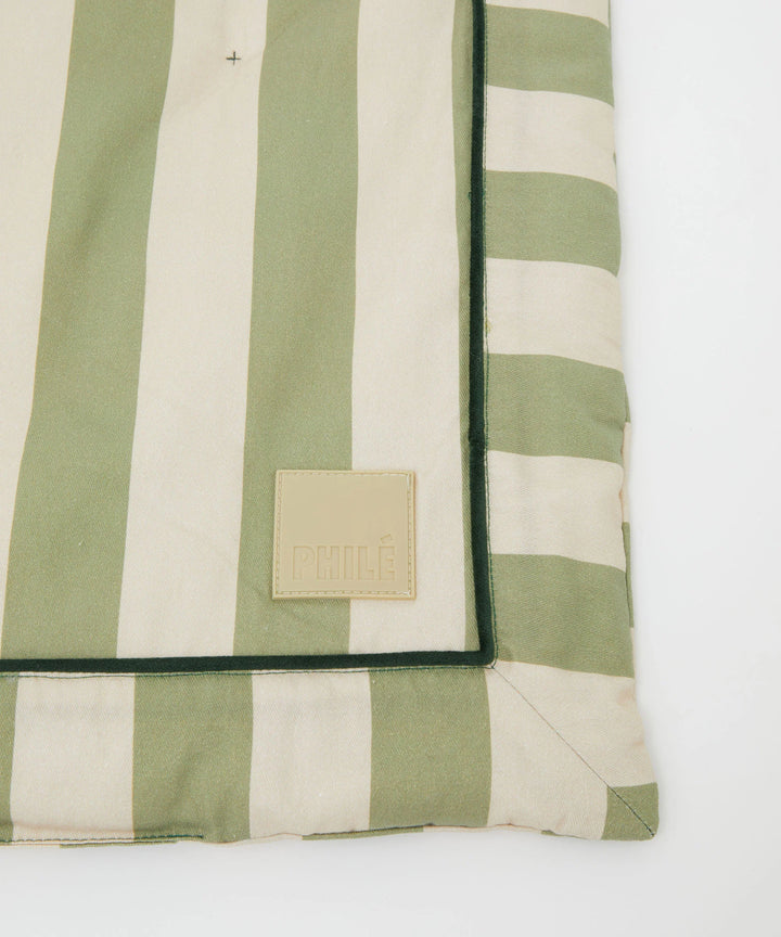 Philé Striped Play Mat – Green