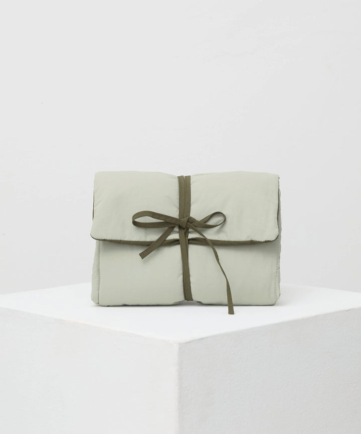 Philé Plush Change Mat Wrap - Eucalyptus Green