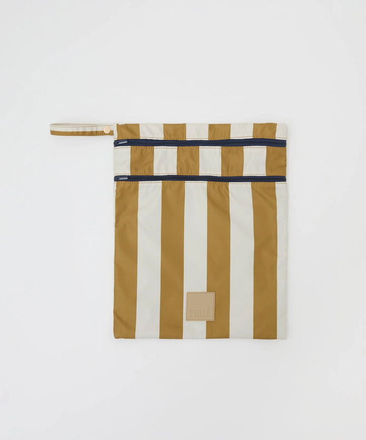 Philé Wet Bag - Gold Stripes