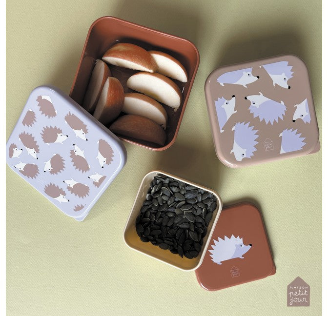 Petit Jour Paris Set of 3 Snack Boxes Ernest & Célestine - Beige Multi