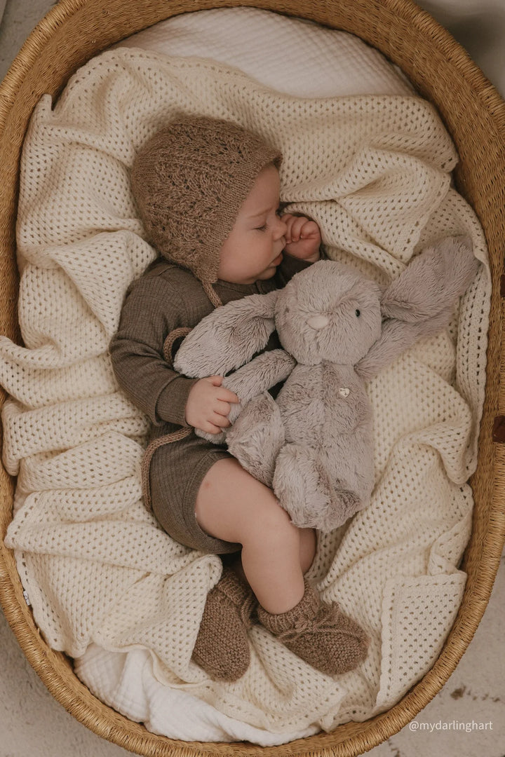 Jamie Kay Snuggle Bunnies - Plush Penelope - Beige