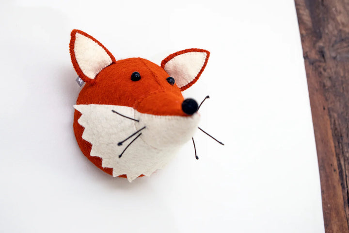 Fiona Walker England Mini Fox Head - Multi