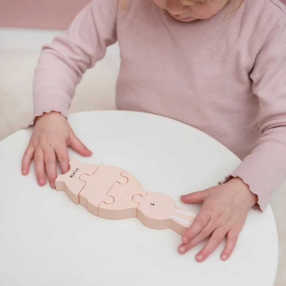 Trixie Wooden Body Puzzle - Mrs Rabbit