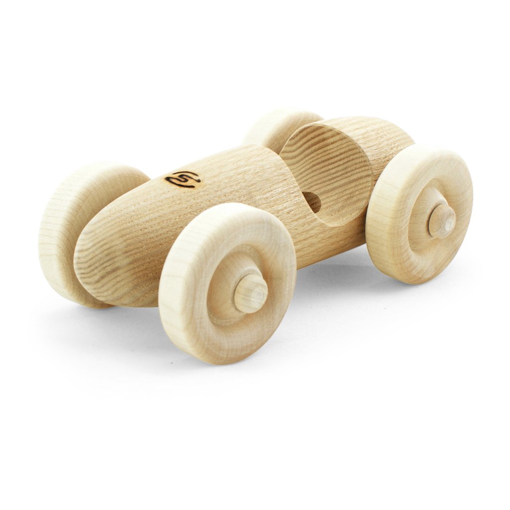 Wooden Toy Racing Car - Dapper Mr Bear - www.dappermrbear.com - Pislik Toys